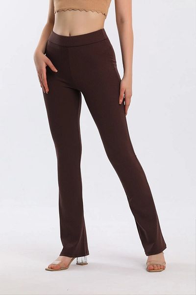 manolyabutik Plus Size Ribbed Spanish Leg Tights