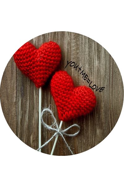Egebella Valentine's Day Themed American Service Supla Decorative Tableware Multi-Purpose Coaster