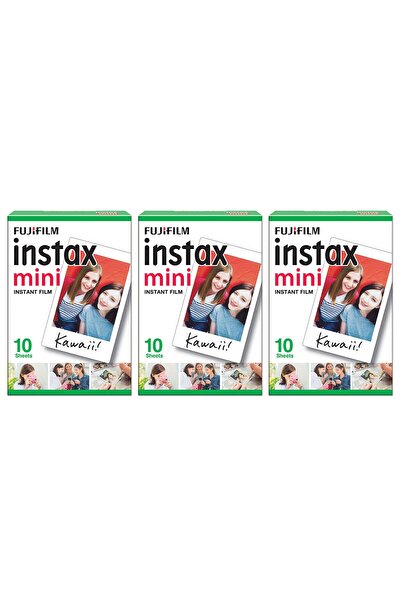 Fujifilm Instax Mini 10'lu Film 3'lü Set 30 Poz