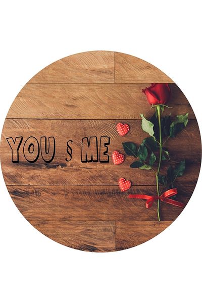 Egebella Valentine's Day Themed American Service Supla Decorative Tableware Multi-Purpose Coaster
