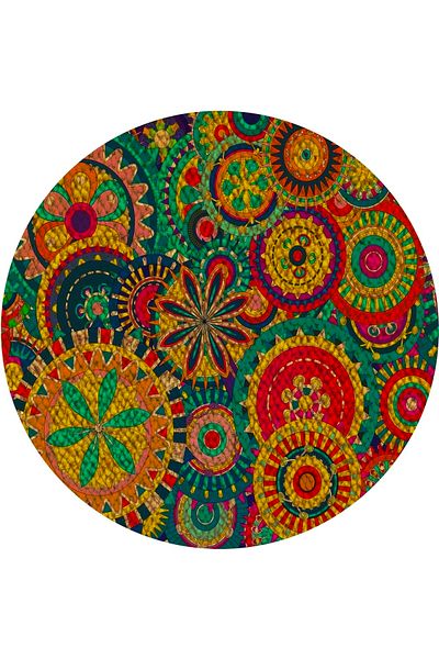 Egebella Non-Slip Decorative Placemat Multi-Purpose Placemat American Service Mousepad