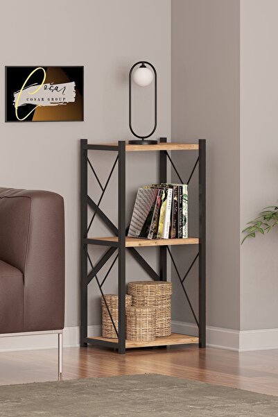 Cosargroup Metal Concept Kitaplık 3 Raflı Çok Amaçlı Dosya Kitap Rafı Ofis Sa...