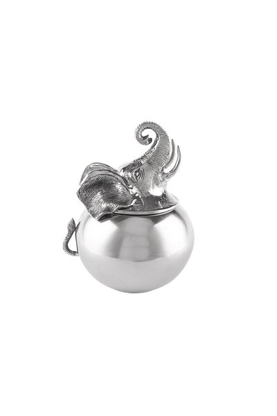 Mikasa Moor Silver Elephant Decorative Bowl 23x23x31cm