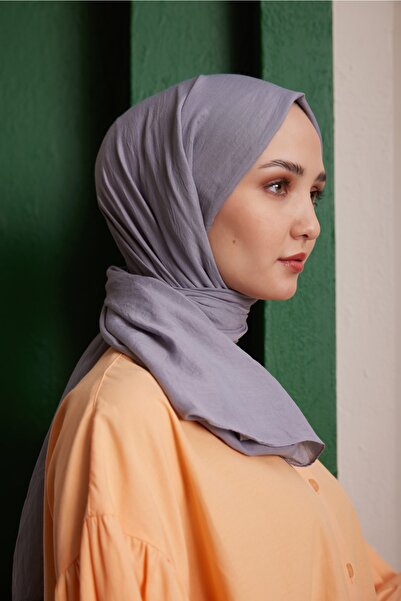 Gülsoy شال نسائي ناعم ومريح رمادي - 03