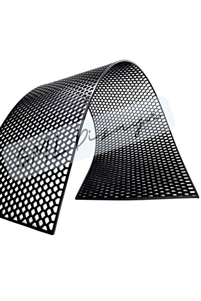SML Dizayn Bal Peteği Tampon-panjur Izgara 98x23 Cm Mat Siyah Plastik Bodykit...