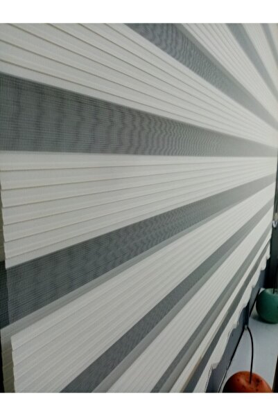 İpeks Dar Pliseli, Ekru Renk, Pileli, A Kalite, Zebra Perde