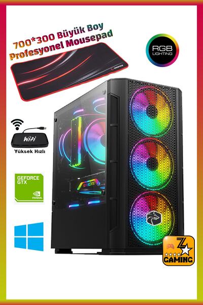 Zeiron Royal X44 I3-10100f 16gb 128gb M.2+500gb Hdd Gtx1660 Super Oyuncu Masa...