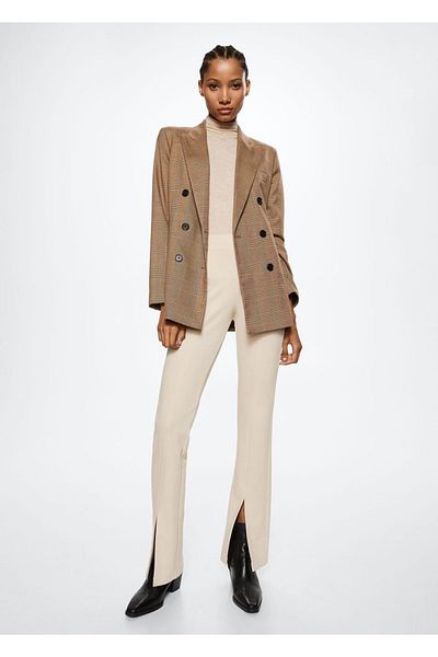 MANGO Woman Trousers with Slits on the Legs