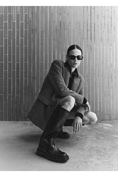 MANGO Woman Черевики на товстій підошві