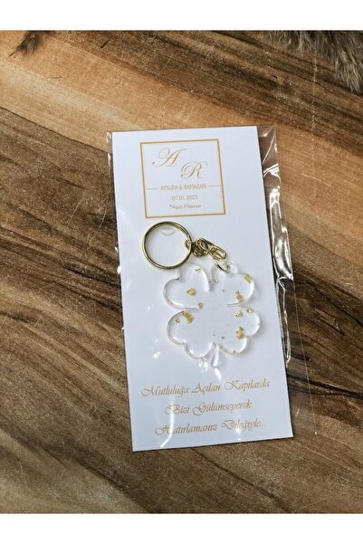 Masalsı Concept 25 Adet Kartlı Epoksi Anahtarlık Düğün,kına,söz,nişan Hediyel...