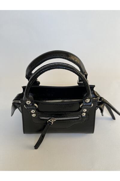 melecco Women's Bl Mini City Bag Black Hand And Shoulder Bag Stylish Women's Bag