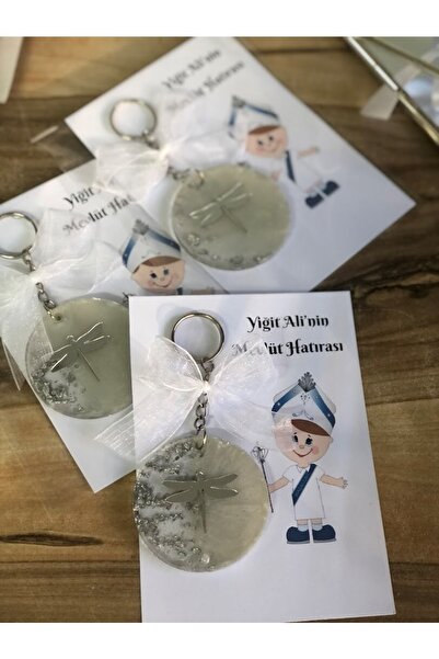 Masalsı Concept 30 Adet Jelatinli Epoksi Anahtarlık Erkek Bebek Mevlüt Hediye...
