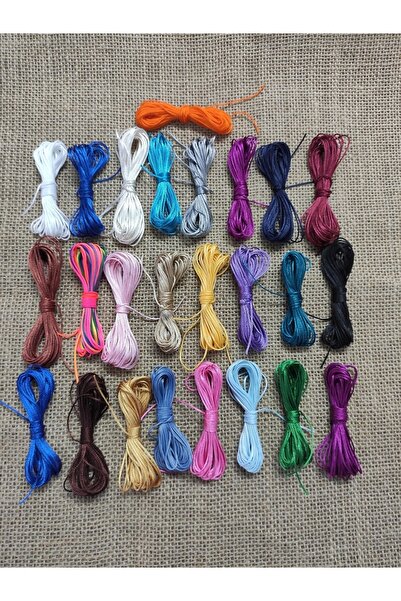 platin hediyelik 25 цвята смесена парашутна гривна 125 метра