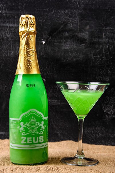 OS ZEUS Simli Alkolsüz Şampanya - Yeşil / Lime-nane