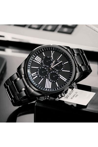 wesscollection Waterproof Men's Wristwatch Metal Cord