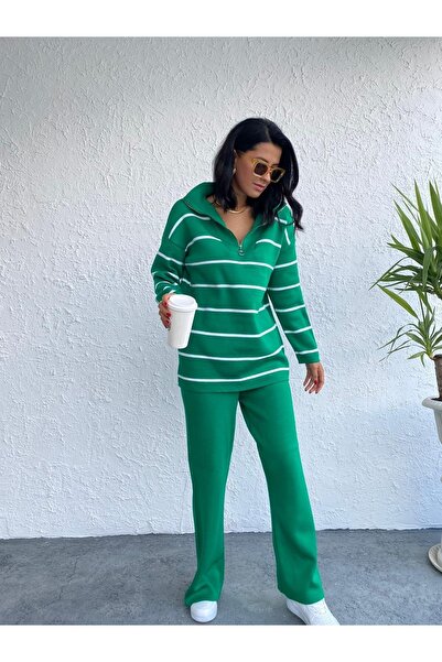 Kağanbutik Zipper Detailed Knitwear Set