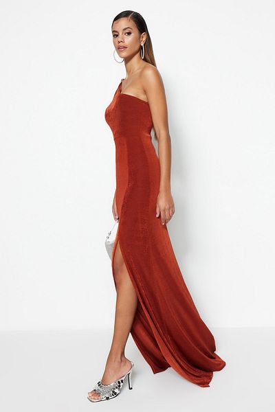 Trendyol Collection Abendkleid & Abschlusskleid - Braun - A-Linie