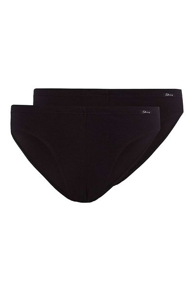Skiny Herren Slips 2er Pack - Brasil Slips, Unterwäsche Set, Baumwollstretch