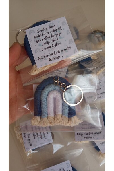 Büşra Uynk Rainbow Macrame Baby Gift 10 Pieces Alas Design