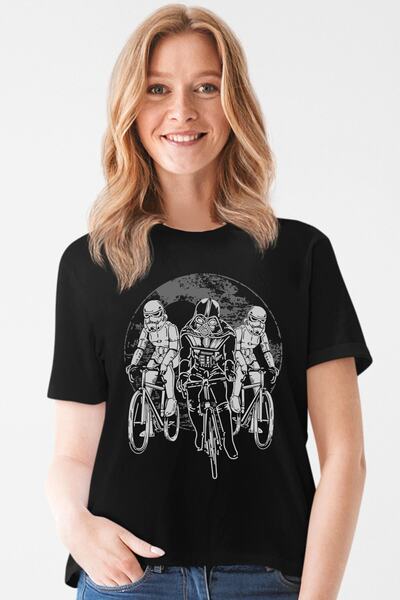 ROCKANDROLL Ženska majica kratkih rukava Black Star Bikers T-shirt