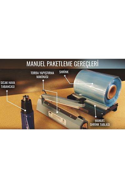 Ambalajistan PVC Coating - PVC Shrink Film - 20 Cm
