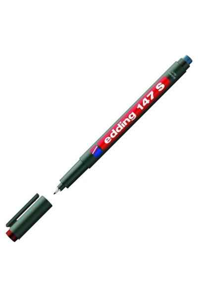 Edding E-147s Asetat Kalemi Silgili Kırmızı
