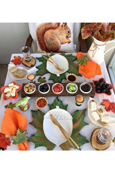 Sister Home Design Çınar Peçete Halkası & Peçete Yüzüğü 2'li