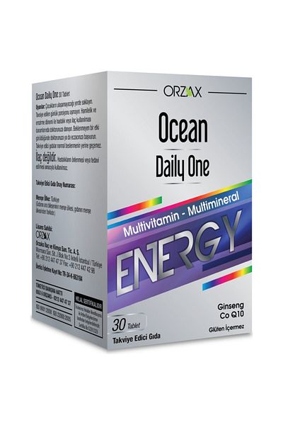 Ocean Orzax Ocean Daily One Energy 30 Tablet - Food Supplement