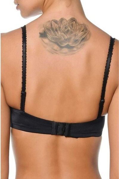 Orkide Women's Black Empty Cap Strapless Bra New Season