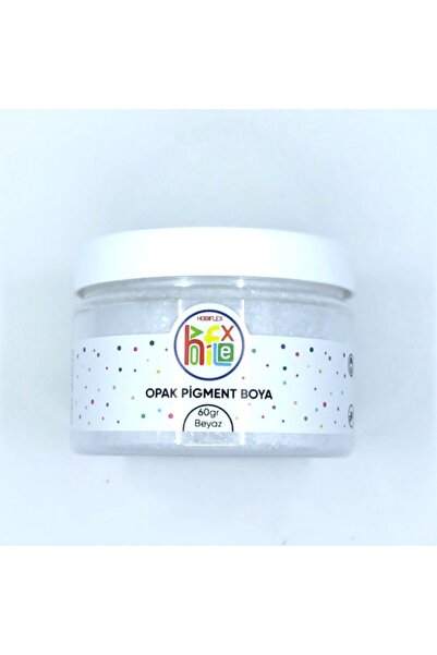 Genel Markalar Epoksi Reçine Pigment Opak Toz Boya Beyaz Renk 60 Gr