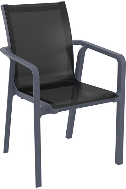 Siesta Koyu Gri Pasific Koltuk Sandalye