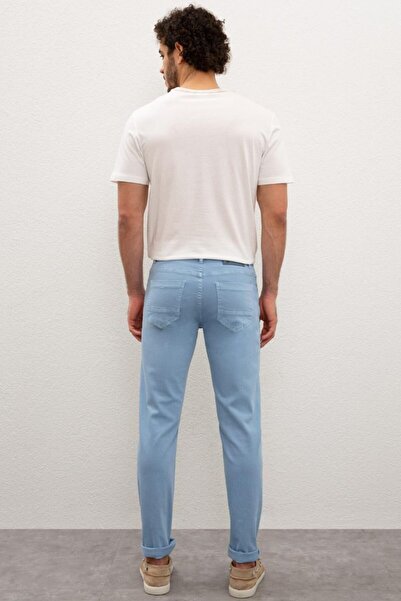 U.S. Polo Assn. Erkek Açık Indigo Slimfit Chinos Pantolon Marky 073