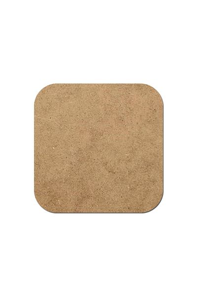 Ahşap Φύλλο φορτιστή 12 τεμάχια 3 mm Ακατέργαστο MDF 33 cm διάμετρος Τετράγωνο φορτιστή κάτω από το σέρβις