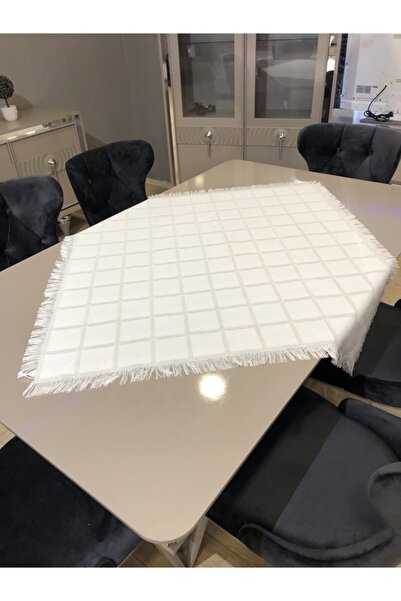 FIRATRİZEBEZİ طقم غطاء فيسكوز قابل للتشكيل من إيتامين بلون كريمي مكون من قطعتين