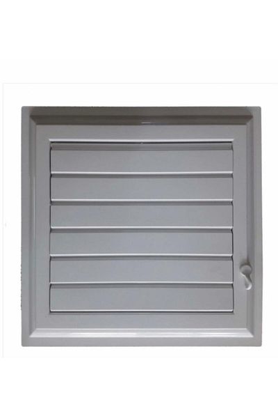 kalkan pvc Grille Bathroom WC Shutter Plastic White 35×35