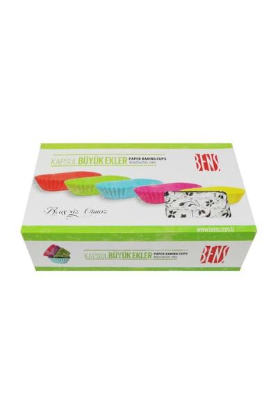 Genel Markalar Büyük Ekler Beyaz Kağıt Kapsül - 600'lü