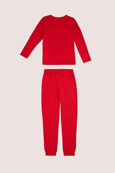 DeFacto Girl's Printed Pajama Set