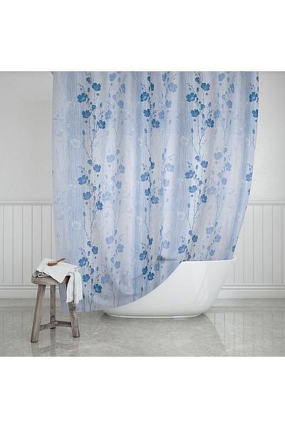 Evdy Perdeau de duș Set huse mașină de spălat 4246 aripi duble 2x100x200cm