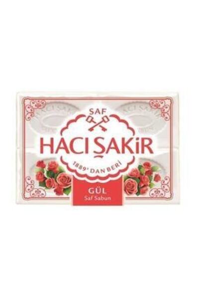 Hacı Şakir 4 عبوات من صابون الاستحمام بالورد