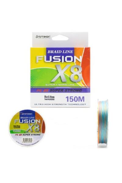Remixon Fusion 150m X8 Multicolor Rope Fishing Line 0.18mm