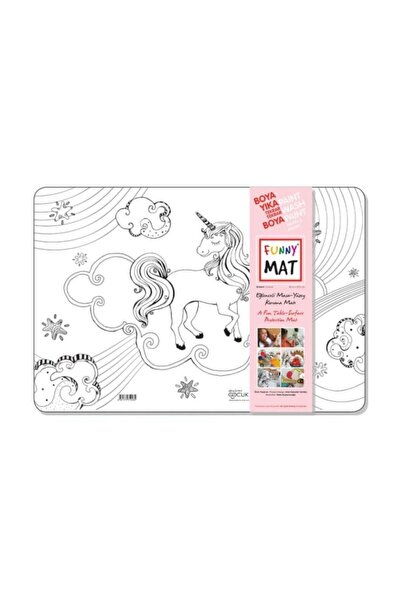 Akademi Çocuk -funny Mat - Unicorn