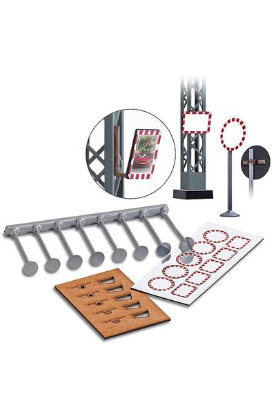 Busch Model Traffic Mirror Set - 1/87 - 1147