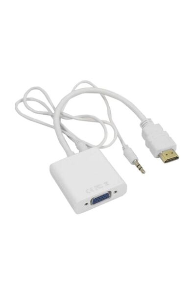 Alfais Al-4548 Hdmı To Vga Kablo Çevirici Dönüştürücü + Ses
