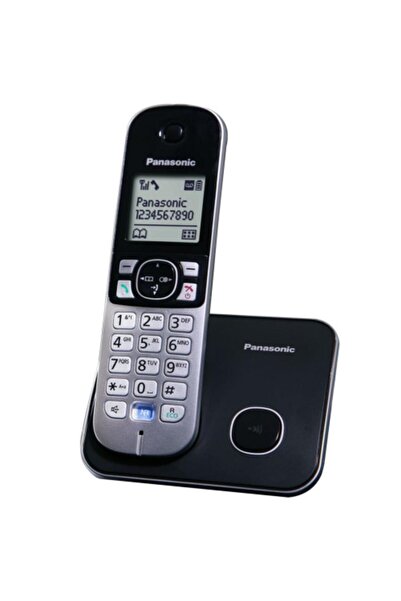 PANASONIC Kx-tg6811 Telsiz Telefon (siyah) 18 Saat Konuşma, 170 Saat Bekleme,...