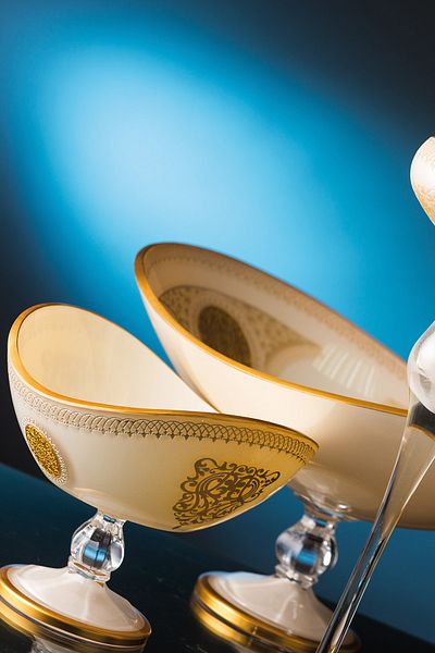 KCD Cream Ellipse Sandblasting Small Bowl - 123340 -73774k-000