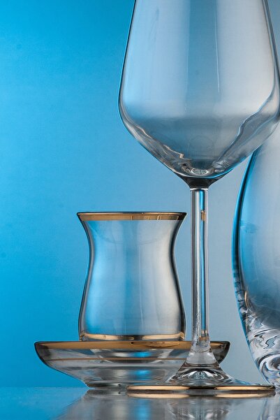 KCD Bolero Altın 12 Parça Çay Seti