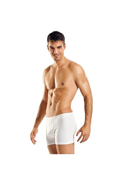 Gümüş İç Giyim Ασημί 4018 Ανδρικό μποξεράκι Lycra/λευκό/xl
