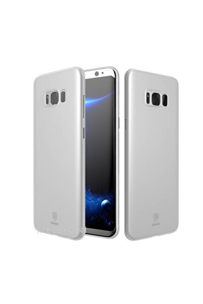 Baseus Калъф, съвместим с Galaxy S8, Прозрачен, поликарбонатен, Прозрачен - п...