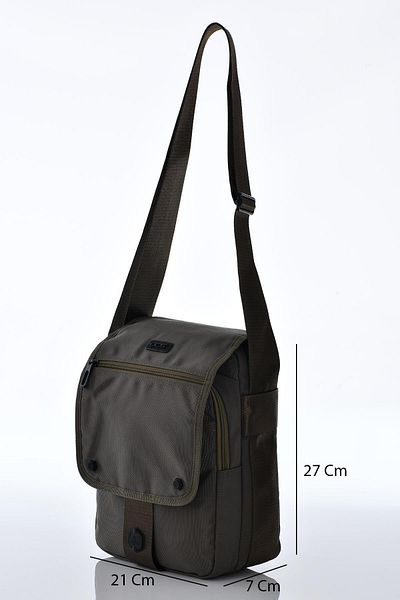 ÇÇS 31124 Geantă Crossbody cu curea lungă kaki
