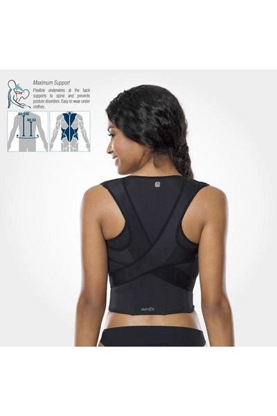 Aurafix Upright Stand Vest - Posturex Upright Posture Corset (Color XXL) Ao-53